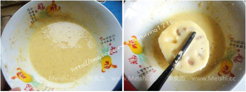 肉香藕盒的做法步骤：3