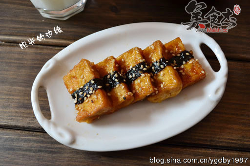 照烧海苔豆腐的做法步骤：6