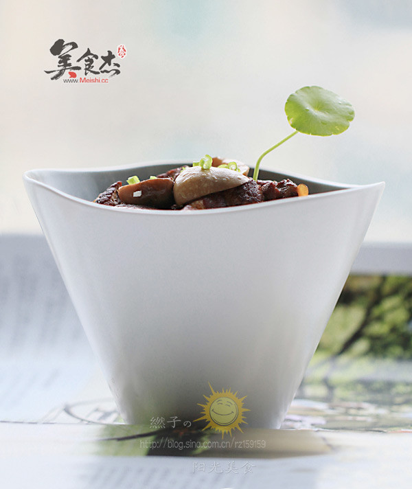 蘑菇红烧肉的做法步骤：5