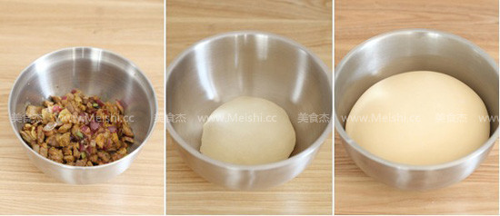 咖喱牛肉包的做法步骤：1