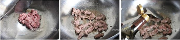 芥兰炒牛肉的做法步骤：6