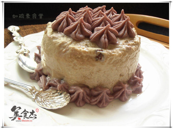 姜味豆腐冰淇淋蛋糕的做法步骤:7