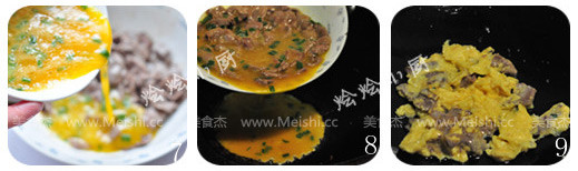 滑蛋牛肉的做法步骤：9