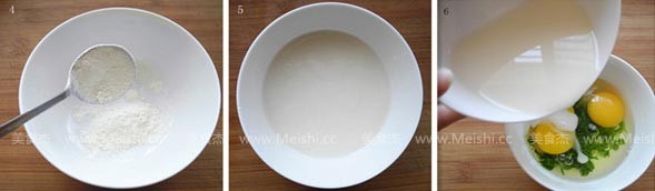 茴香鸡蛋饼的做法步骤:6