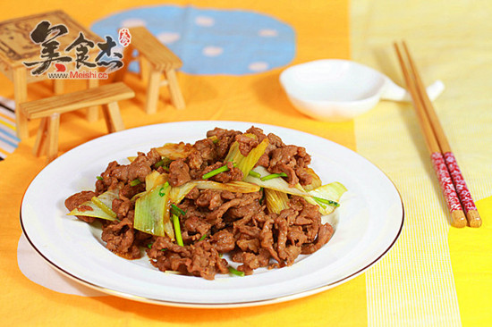 炒烤肉 的做法步骤:11