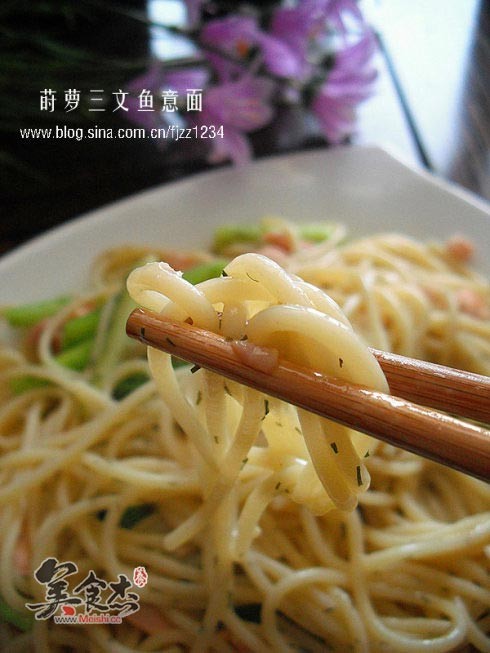 莳萝三文鱼意面的做法步骤：10