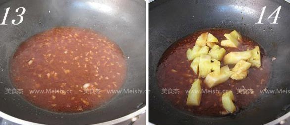 菠萝古老肉的做法步骤:14