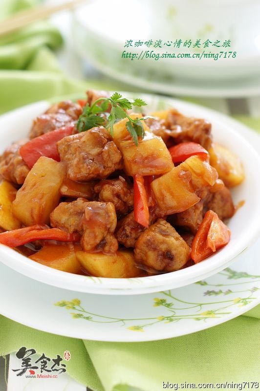 菠萝古老肉的做法步骤:19