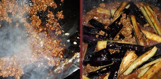 肉末酱烧茄子的做法步骤：4