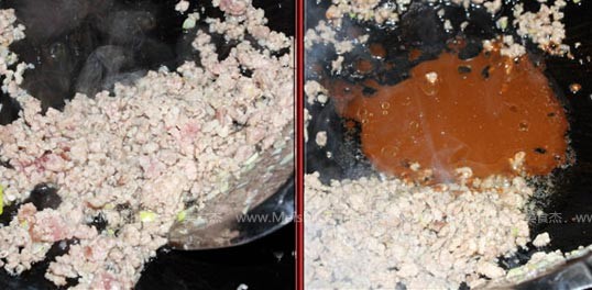 肉末酱烧茄子的做法步骤：3