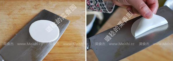 水晶虾仁蒸饺的做法步骤:7