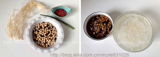蒜蓉辣酱嫩豆腐的做法步骤：1
