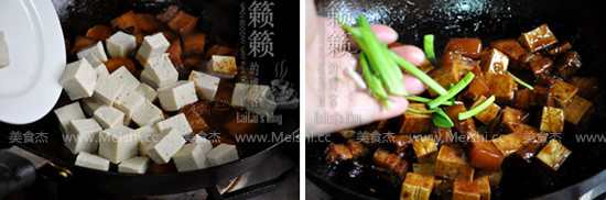 千页豆腐红烧肉的做法步骤:6