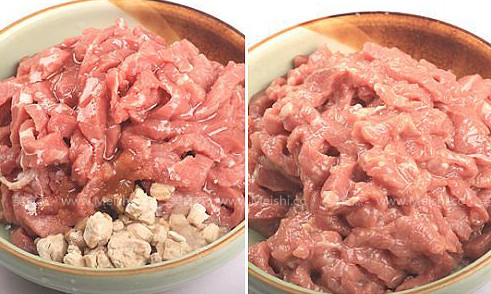 小炒牛肉的做法步骤:3