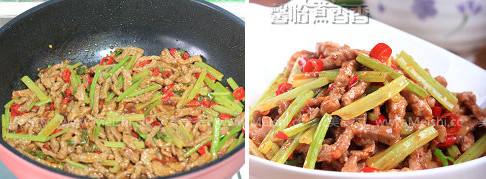 小炒牛肉的做法步骤:8
