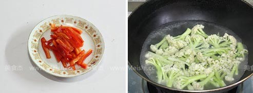 小炒菜花的做法步骤：2
