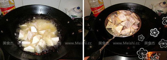 梅菜芋香红烧肉的做法步骤:8