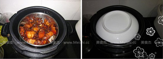 梅菜芋香红烧肉的做法步骤:10