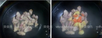 芋头红烧肉的做法步骤：1