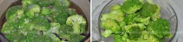 西兰花红烧肉的做法步骤:4
