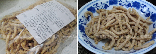 鱼香素肉丝的做法步骤:2