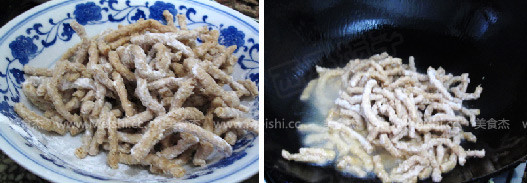 鱼香素肉丝的做法步骤:8