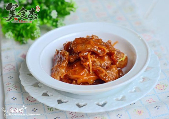 锅包肉的做法步骤:9