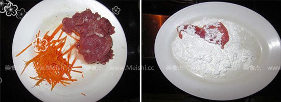 锅包肉的做法步骤:2
