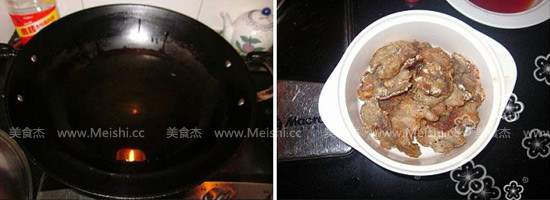锅包肉的做法步骤:4