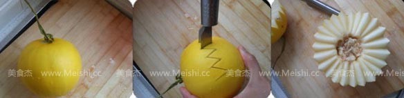 桂花蜜果篮的做法步骤：1