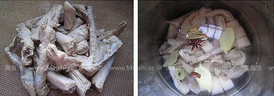 肋骨山药汤的做法步骤：2