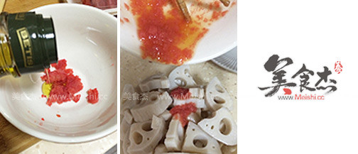 明太子拌藕的做法步骤：5