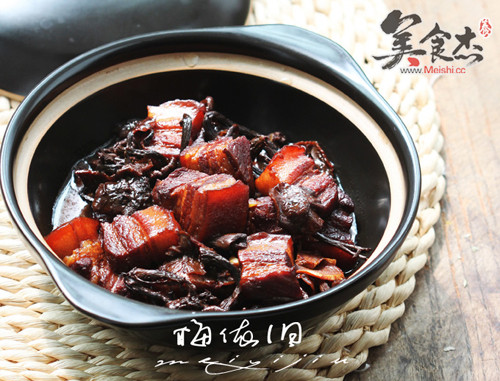 滑子菇红烧肉的做法步骤：8