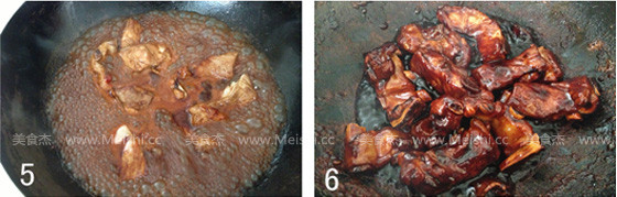 蜜汁排骨的做法步骤：6