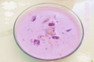 紫薯芡实糖水的做法