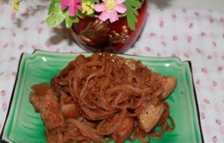西瓜皮炖猪肉的做法