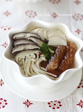 海茸芯杂菇养生汤的做法